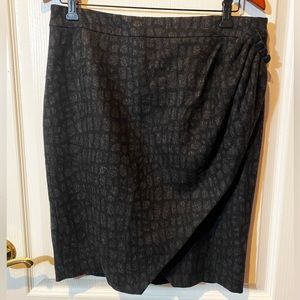 NWT Karen Millen Croc Print Grey Skirt.